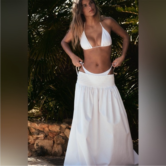 Zara White Maxi Skirt - Picture 13 of 16
